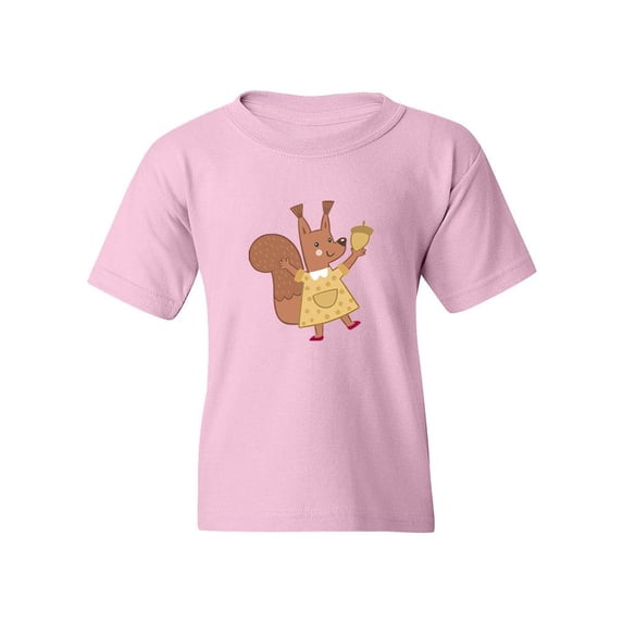 Squirrel Wearing A Dress T-Shirt Juniors -Image by Shutterstock, x-Small