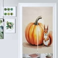 thumbnail image 1 of Squirrel With Pumpkin Door Curtain Nordic Living Room DoorCurtain Porch Partition Curtain Kitchen Rative Half Curtain, 1 of 4