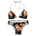 thumbnail image 1 of Squirrel Women's Bikini Set with Detachable Sponge, Adjustable Strap | 2-Pack, Beachwear, Poolside, Swimsuit., 1 of 6