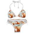 thumbnail image 1 of Squirrel Women's Swimwear Bikini Set with Detachable Sponge and Adjustable Strap - Two-Pack, Beach Vacation-ready, 1 of 6