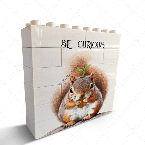 Squirrel Woodland Nursery Decor - Baby Room Decor Animal Pictures for Nursery, Woodland Decor, Baby Room Decor, Nursery Room Decor, Gifts for Boys and Girls, Decorative Sign/Plaque