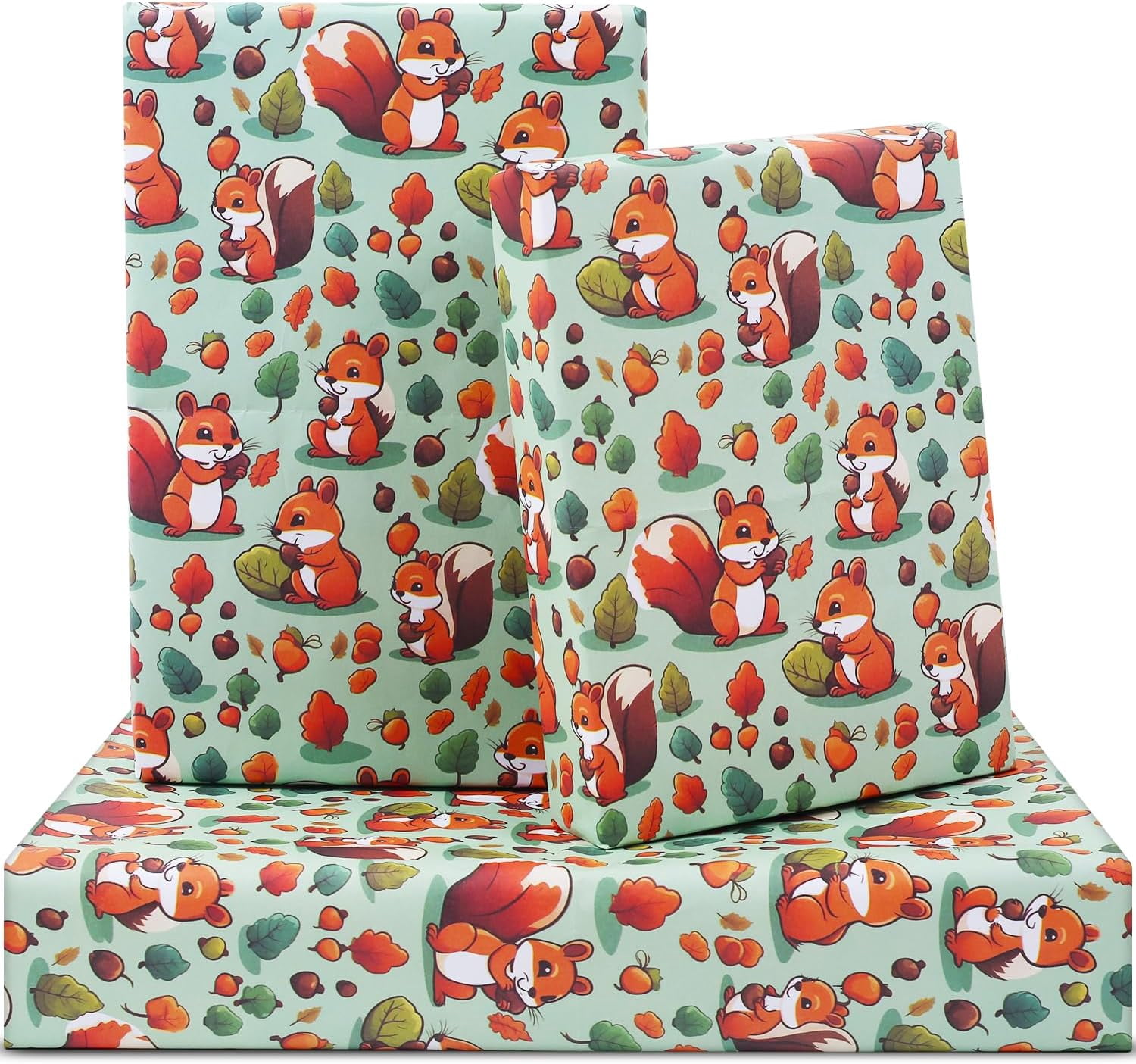 6x Rollen kraft inpakpapier jungle/panter pakket