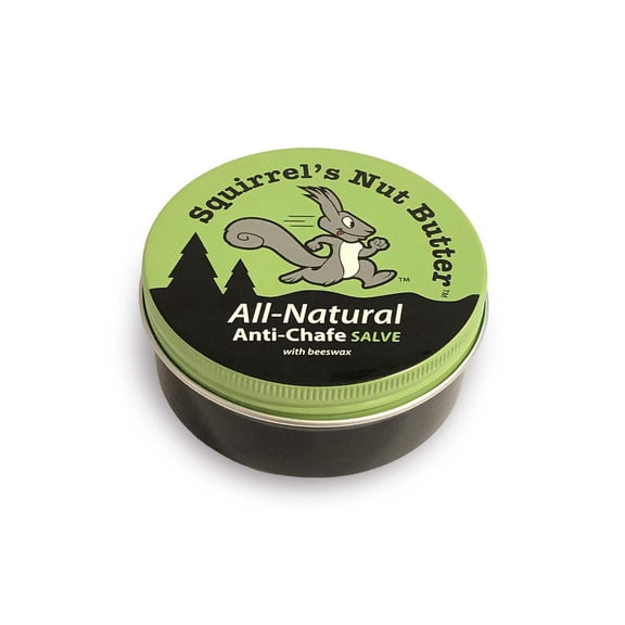 Squirrel's Nut Butter All Natural Anti Chafe Recyclable Tin | Prevent Chafing and Blisters | Groin, Arms, Chest, Thighs, & More | 4.0oz