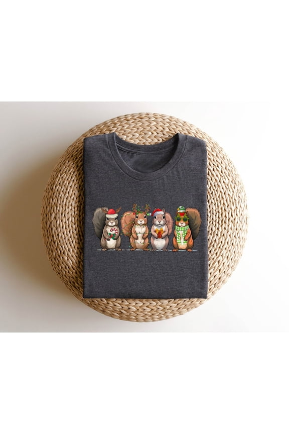 Squirrel season T-Shirt: Animal Squad Tee Tshirt All Size S-5XL