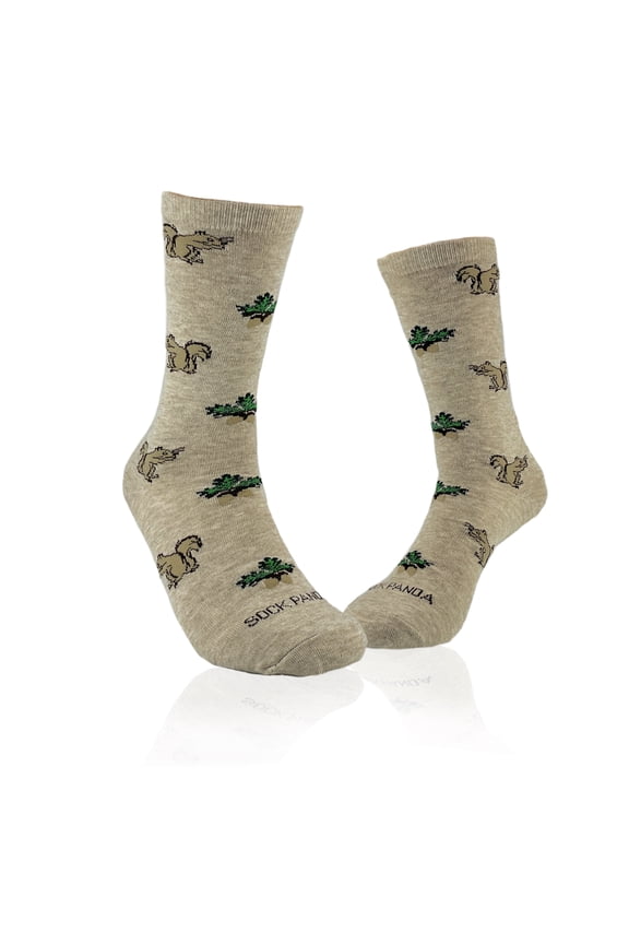 Squirrel with Nut Socks from the Sock Panda (Adult Medium)