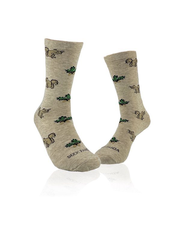 Squirrel with Nut Socks from the Sock Panda (Adult Medium)