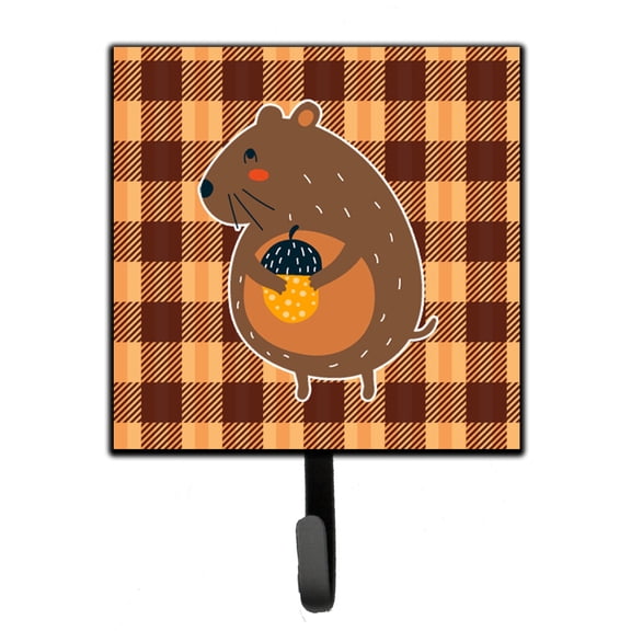Squirrel with a Nut Leash or Key Holder
