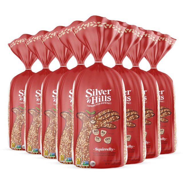 Squirrelly Bread, Low Bread, Made with Organic Sprouted Grains, NonGMO