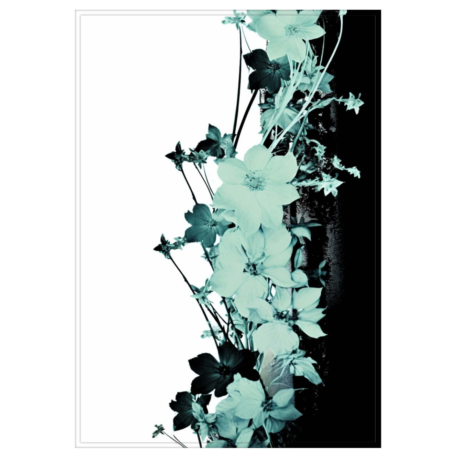 Squirting Blanket Green Flowers Blanket Flannel All Season Lightweight