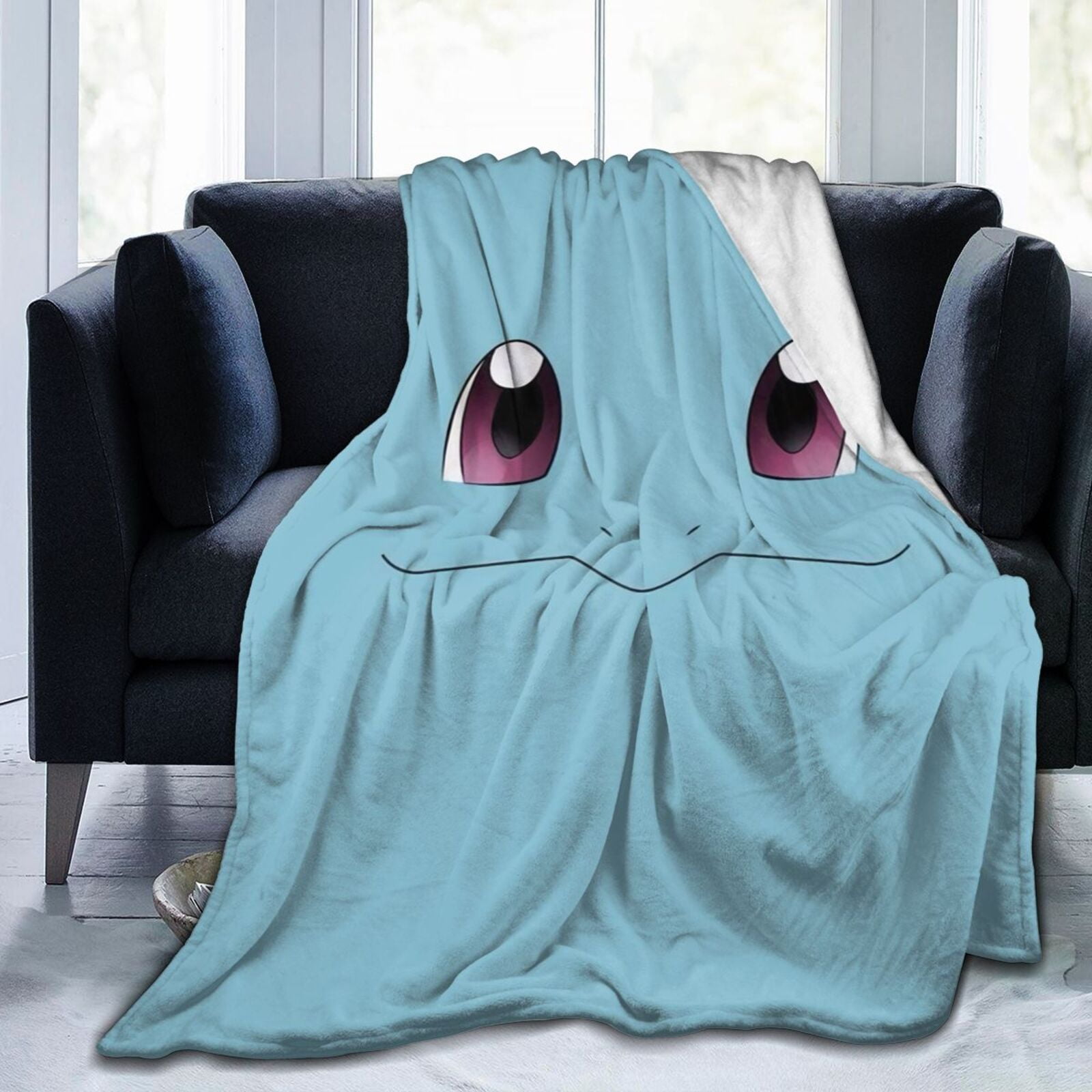 Squirtle Blanket Ultra Soft Flannel Plush Throw Super Fuzzy Warm Lightweight Thermal Fleece Cozy All Season Blankets For Travel Office Outdoor Home Couch Living Room Bed Sofa 50 X40 Walmart
