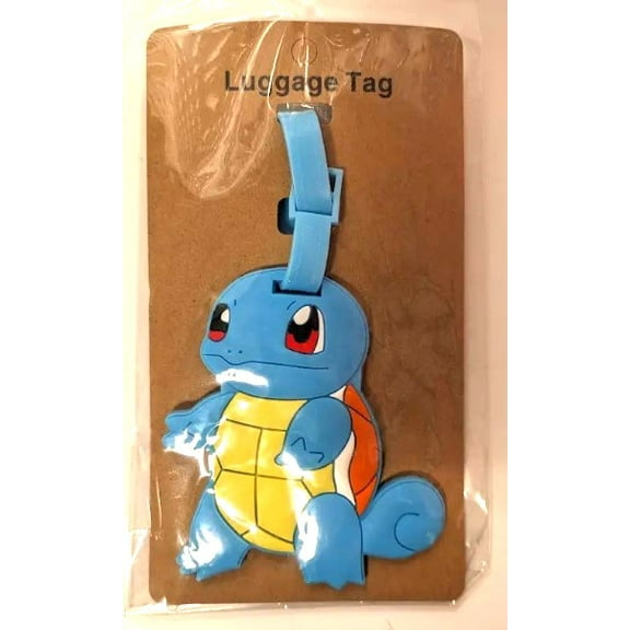 Squirtle Luggage Tag Rubber Luggage Tag Travel Tag Backpack Tag