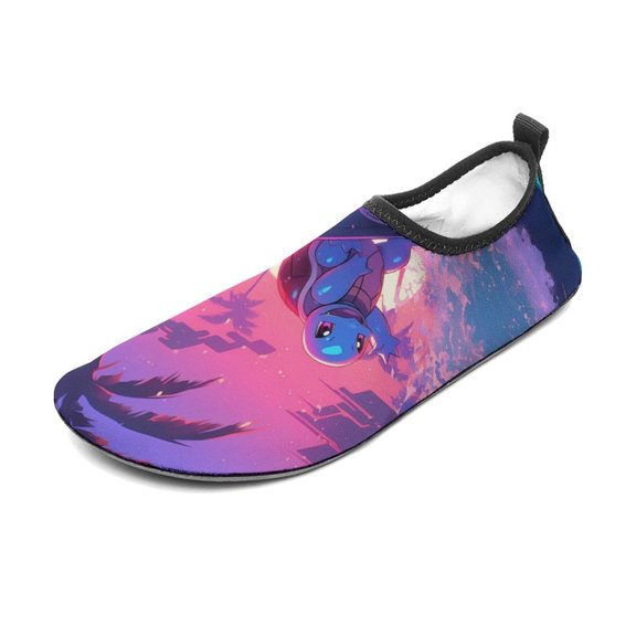 Squirtle Water Shoes Beach Swim Barefoot Quick Dry Aqua Socks, Non-Slip Sporty Water Shoes for Men Women 9/10women,7/8men