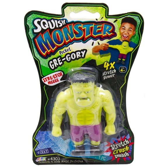 Squish Monster Pocket Gre-Gory Stretchy Figure