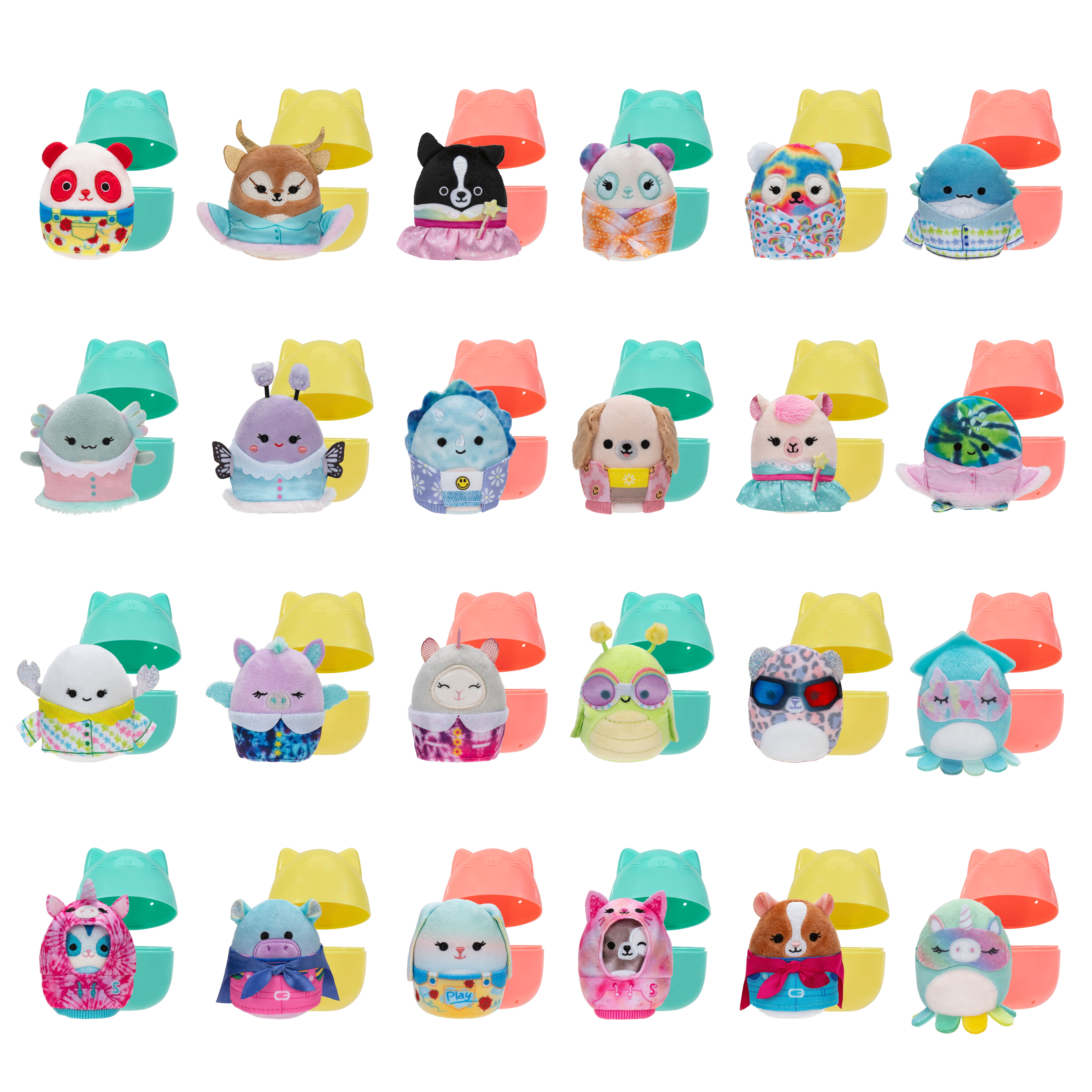 Squish Surprise Includes (1) Collectable From The 24 Plush Collection - Squishville by Original Squishmallows Blind Plush - 2 inch Plush - Fashion Accessory Collectible