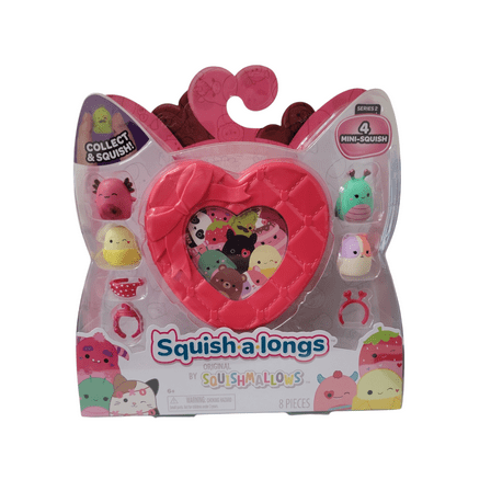 Squish-a-longs by Squishmallows Series 2 Valentines Edition with Mattea, Niven, IndieMae, and Junie