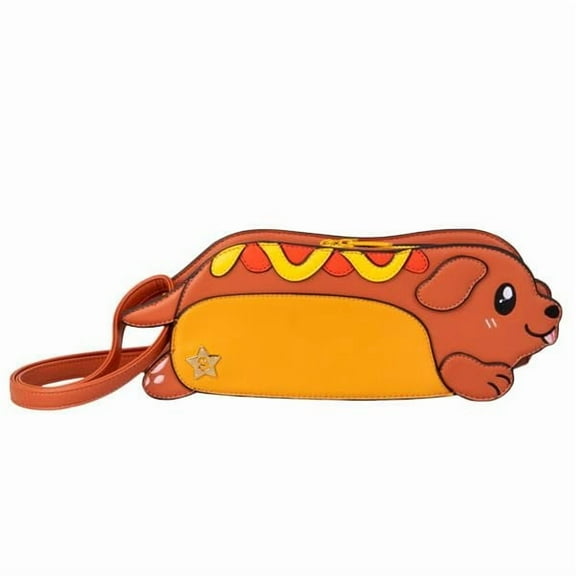 Squishable / Dachshund Hot Dog Crossbody Purse