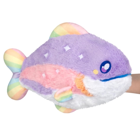 Squishable - Mini Prism Rainbow Trout - Aquatic Collection - 14.5 in - Soft Toy Collectible Stuffed Animal