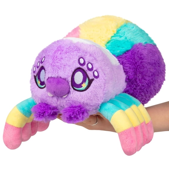 Squishable - Mini Rainbow Spider - Spooky Collection - 10 in - Soft Toy Collectible Stuffed Animal