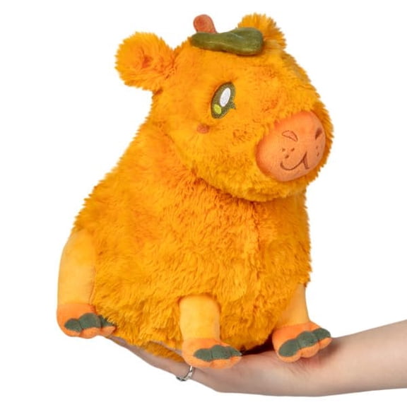 Squishable - Mini Squishable Citrus Capybara - SynthiSquish Collection - 9 in - Soft Toy Collectible Stuffed Animal
