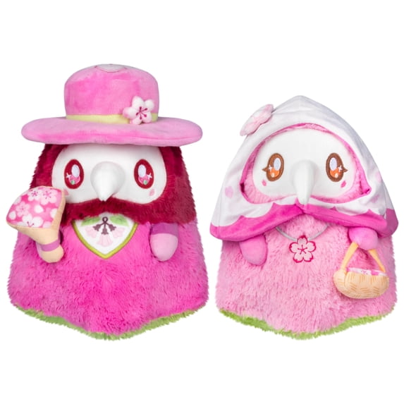Squishable - Mini Squishable Sakura Plague Doctor & Nurse Set - The Mysterious Doctor Plague Collection - 10 in - Soft Toy Collectible Stuffed Animal