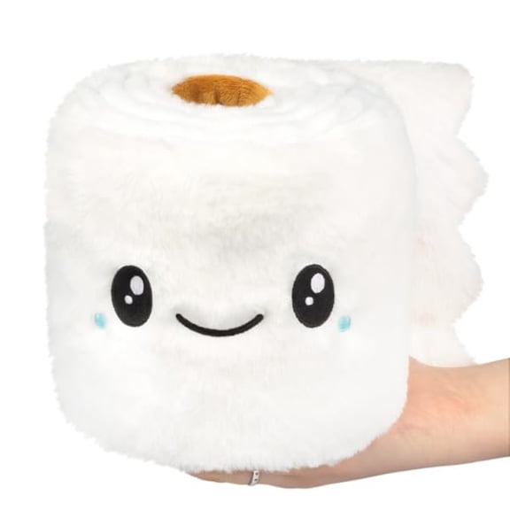 Squishable - Mini Toilet Paper - 9 in - Soft Toy Collectible Stuffed Animal