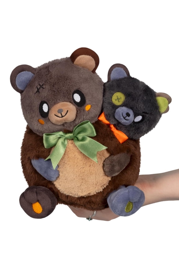 / Mini Two-Headed Bear Plush Toy