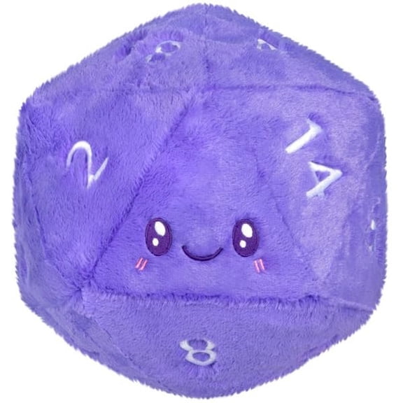 Squishable - Purple D20 Dice - Fantasy Creatures Collection - 10 in - Soft Toy Collectible Stuffed Animal