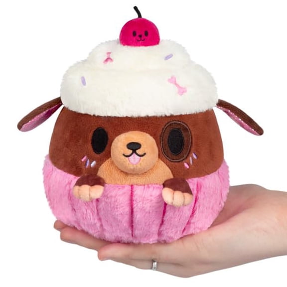 Squishable - Snacker Chocolate Pupcake S1 E1 - SynthiSquish Collection - 6 in - Soft Toy Collectible Stuffed Animal