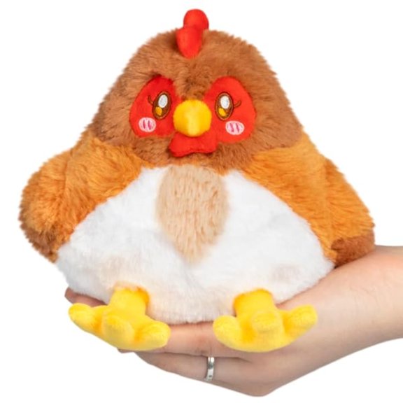 Squishable - Snacker Hen S1 E3 - Birds Collection - 6 in - Soft Toy Collectible Stuffed Animal