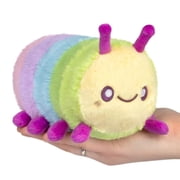 Squishable - Snacker Rainbow Caterpillar S1 E5 - Garden Collection - 7 in - Soft Toy Collectible Stuffed Animal - Beans