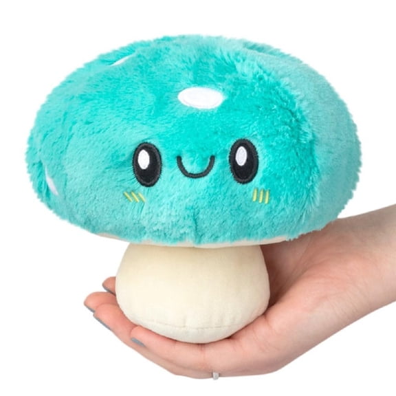 Squishable / Snacker Turquoise Mushroom Plush