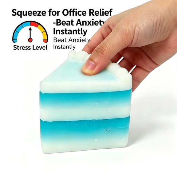 Squishies Cake Slow Rising Squish,Soft Cake Stree Relief,Cute Squeeze Squishy Relaxing Sensory Fidget Stress for Anxiety Relief