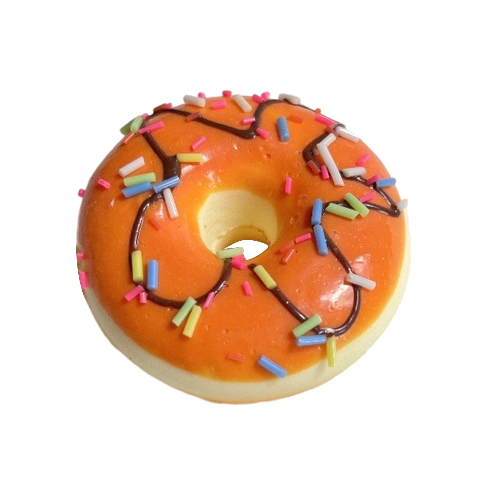 Novlect Things Squishies Round Donut Shaped Decorative Item Icing Pattern with ...