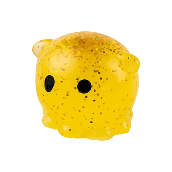 Squishing Slow Rising Stress Ball Cute Dough Ball Stuffed Sensory Toy - Soft Decompression Anti-Stress Bun for Adults Kids - Portable Anxiety Relief Fidget Toy with Funny Face,B