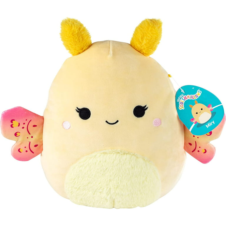 Squishmallow 10 Yellow Moth Plush - Cute and Soft Stuffed Animal Toy -  Official Kellytoy - Great Gift for Kids