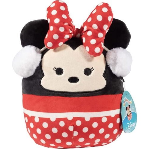 Squishmallow 12" Disney Minnie Mouse - Official Kellytoy Christmas Plush