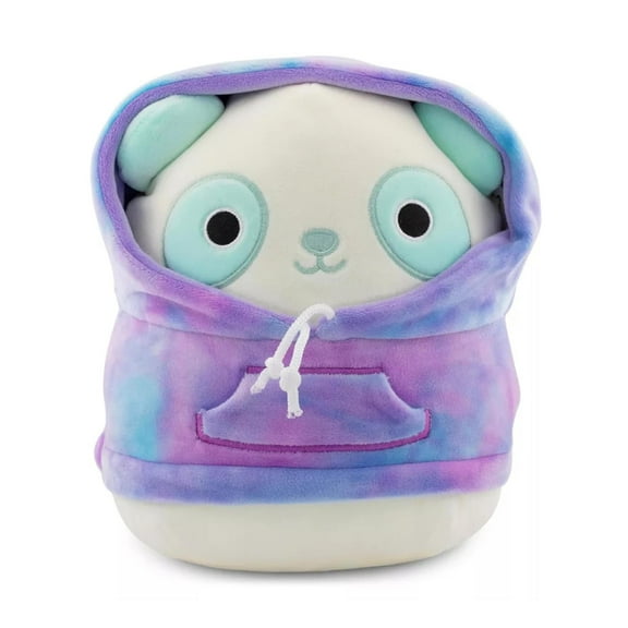 Squishmallow 12 Inch Hoodie Plush | Sissy The Panda