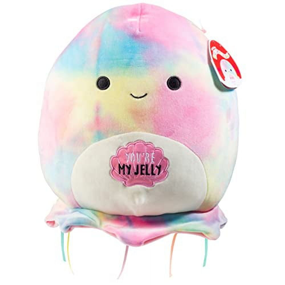 Squishmallow 12" The Rainbow Jellyfish Official Kellytoy Plush