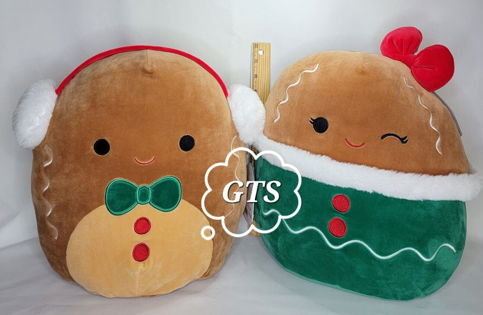 4 2 Pack Hot Cocoa and Gingerbread Squishmallow- Sivi and Jordan