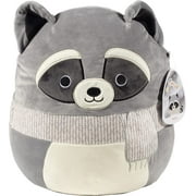 Squishmallow 12" Rocky The Raccoon - Official Kellytoy Plush - Cute and Soft Raccoon Stuffed Animal Toy - Great Gift for Kids