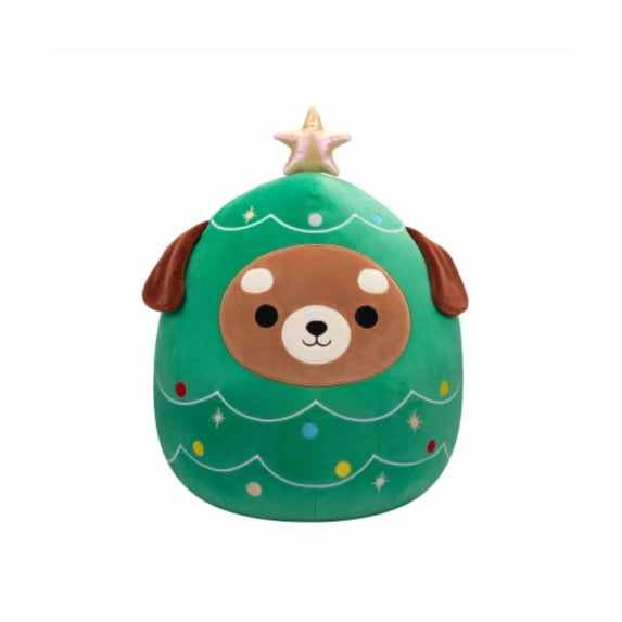 Squishmallow 16" Sam The Christmas Tree Dog Childrens Christmas Plush Stuffed Animal