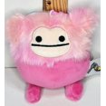 thumbnail image 1 of Squishmallow 3.5" Hailey Bigfoot Tie Dye Pink Yeti Plush Clip, 1 of 1