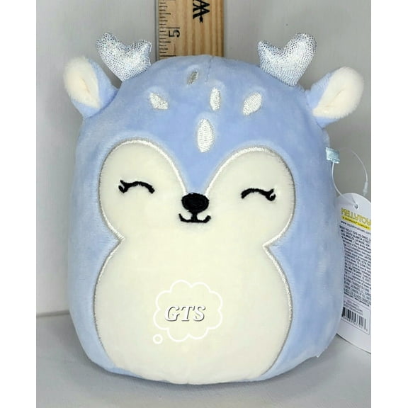 Squishmallow 5" Farryn Fawn Soft Periwinkle Deer Wilderness Plush