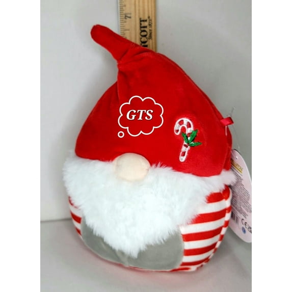 Squishmallow 5" Gianni Gnome Soft Striped Christmas Plush
