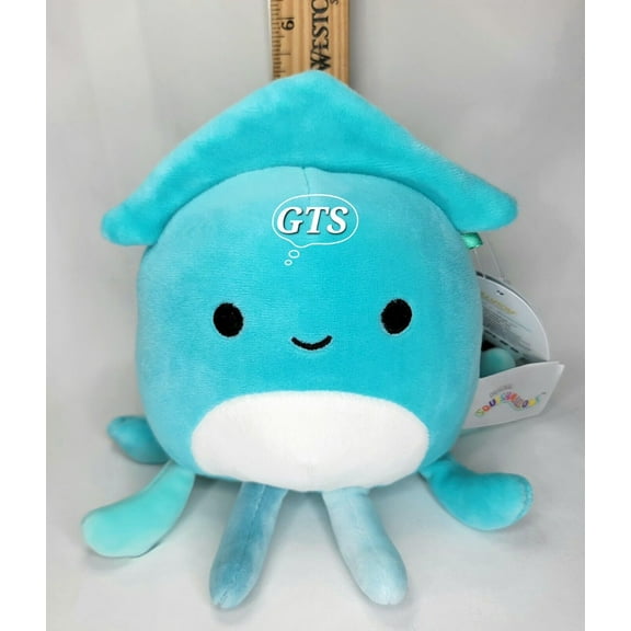Squishmallow 5" Sky Squid Soft Teal Octopus Sea Life Plush