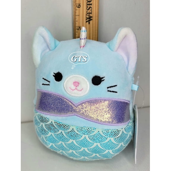 Squishmallow 5" Svetlana Mermaid Caticorn Soft Sparkly Sea Life Plush