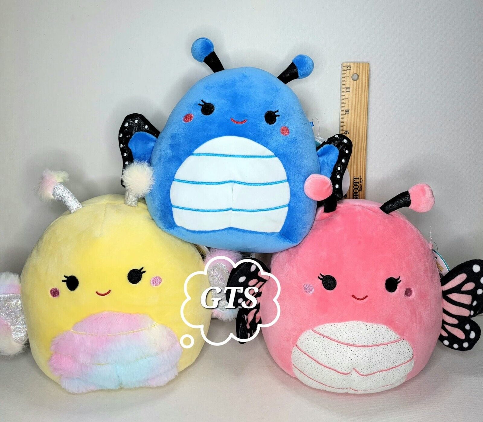 Squishmallow deals Butterfly/caterpillar Bundle