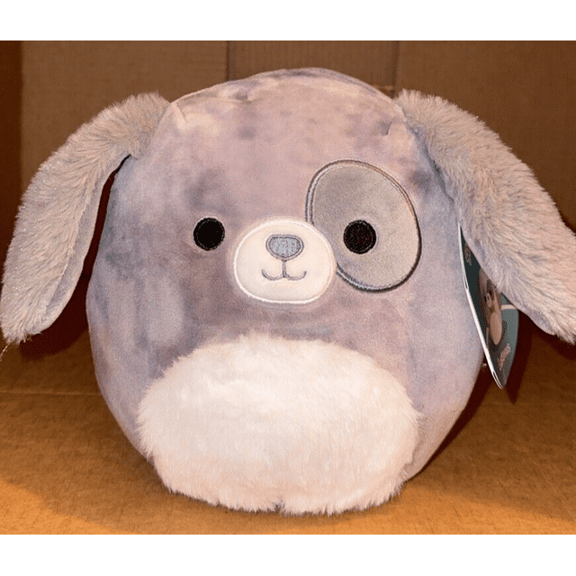 Squishmallow 7" Gustavus Gray Dog Puppy Plush - Walmart.com