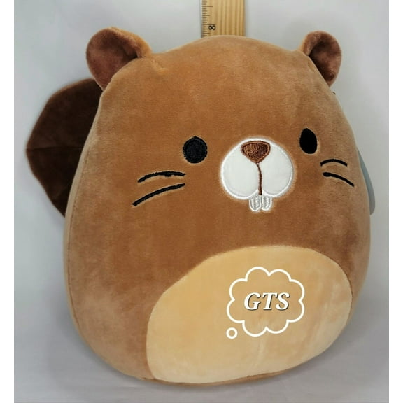 Squishmallow 8" Chip Beaver Soft Brown Wilderness Plush