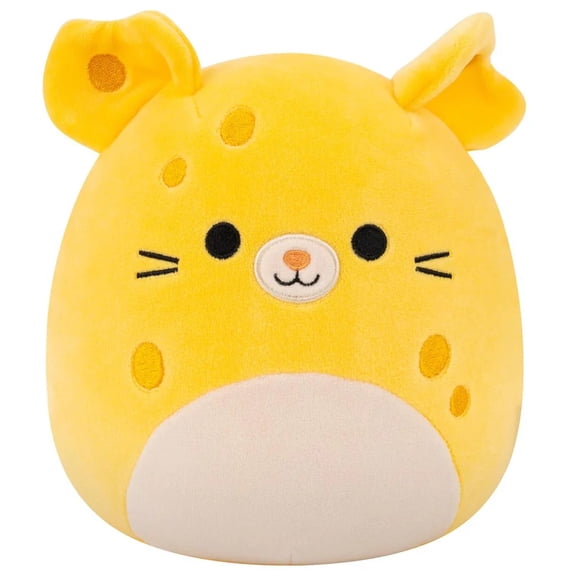 Squishmallow 8 Inch Amelia the Cheese Mouse Hybrid Plush Toy